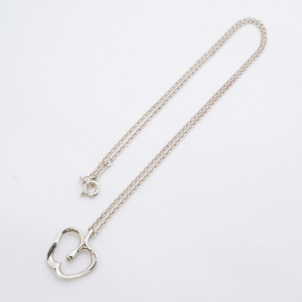 Apple Pendant Necklace Sterling Silver
