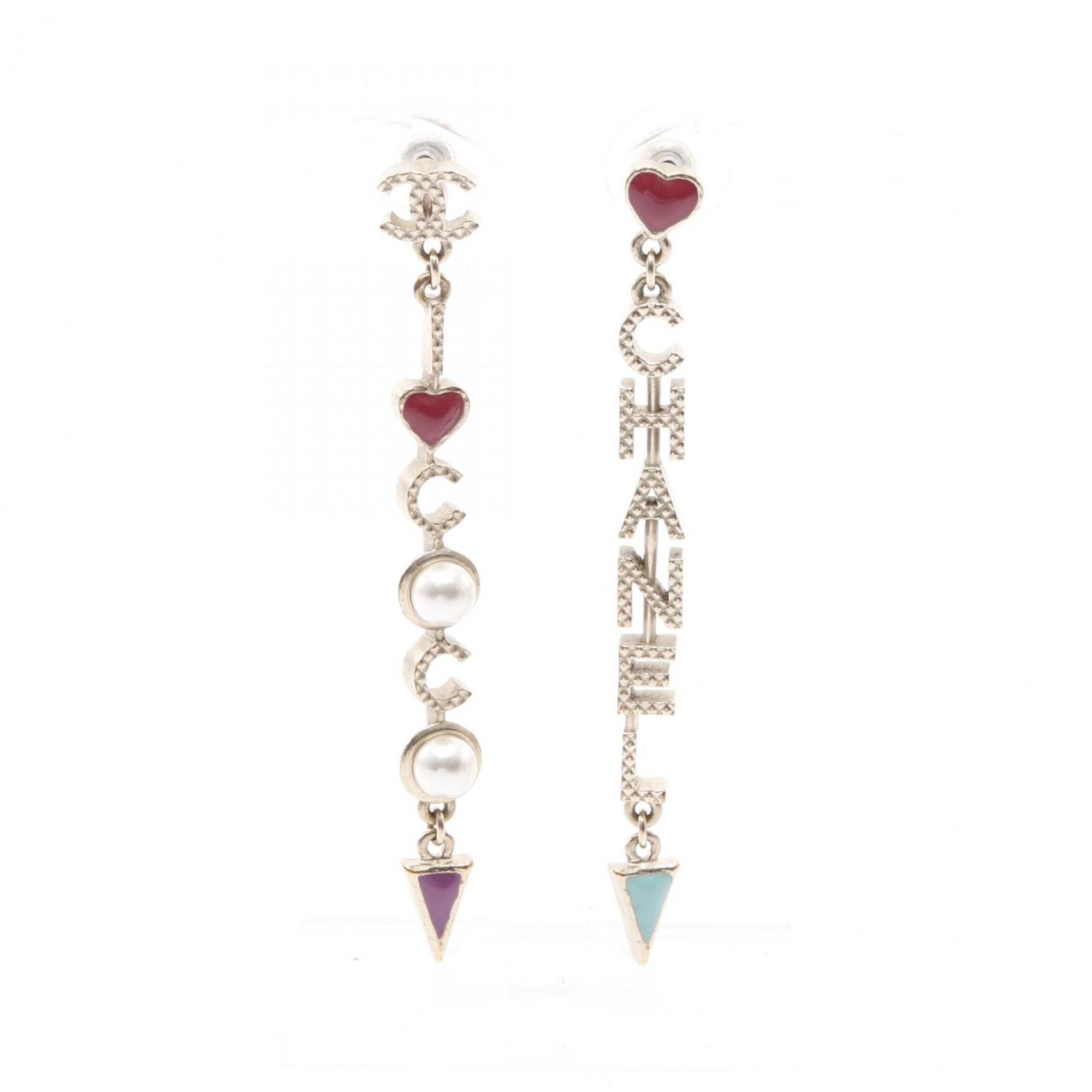 CC Logo Earrings Metal Gold-Tone Metal