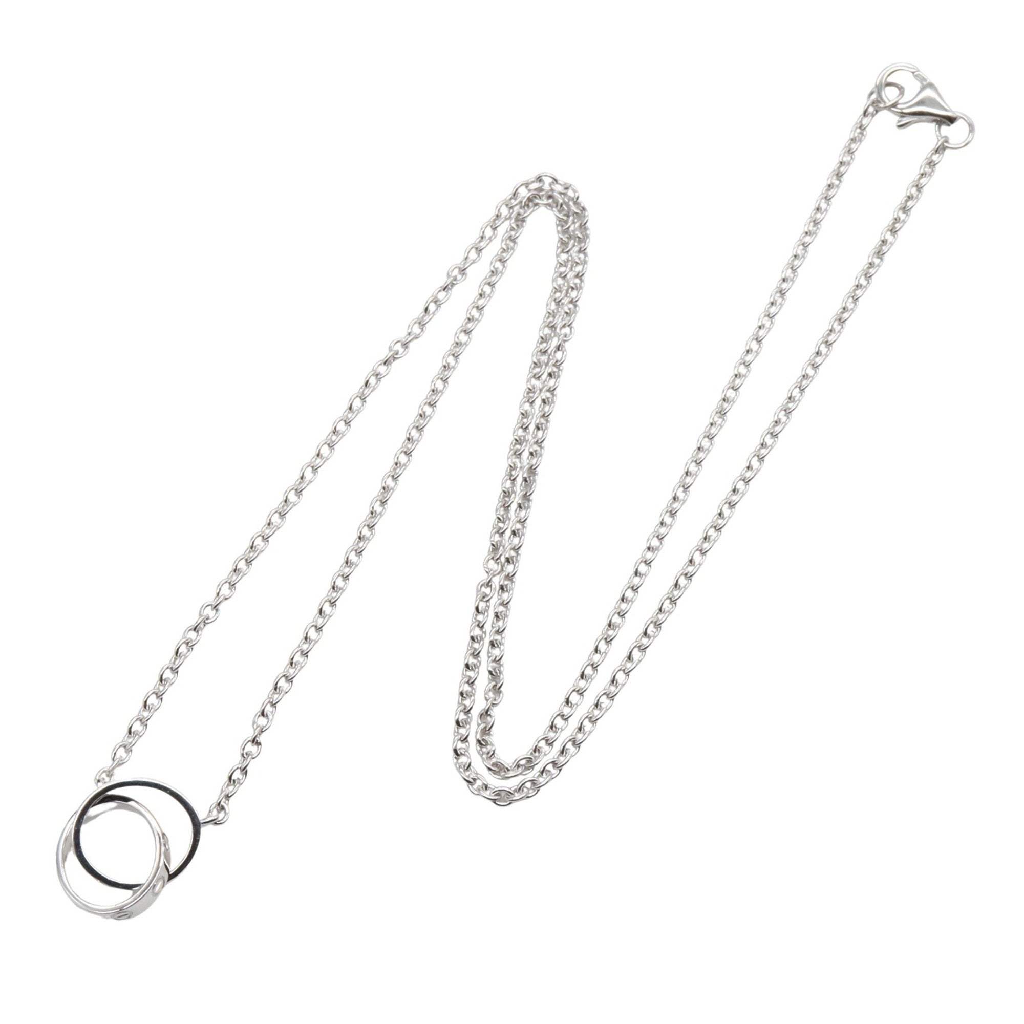 Baby Love Pendant Necklace 18K White Gold