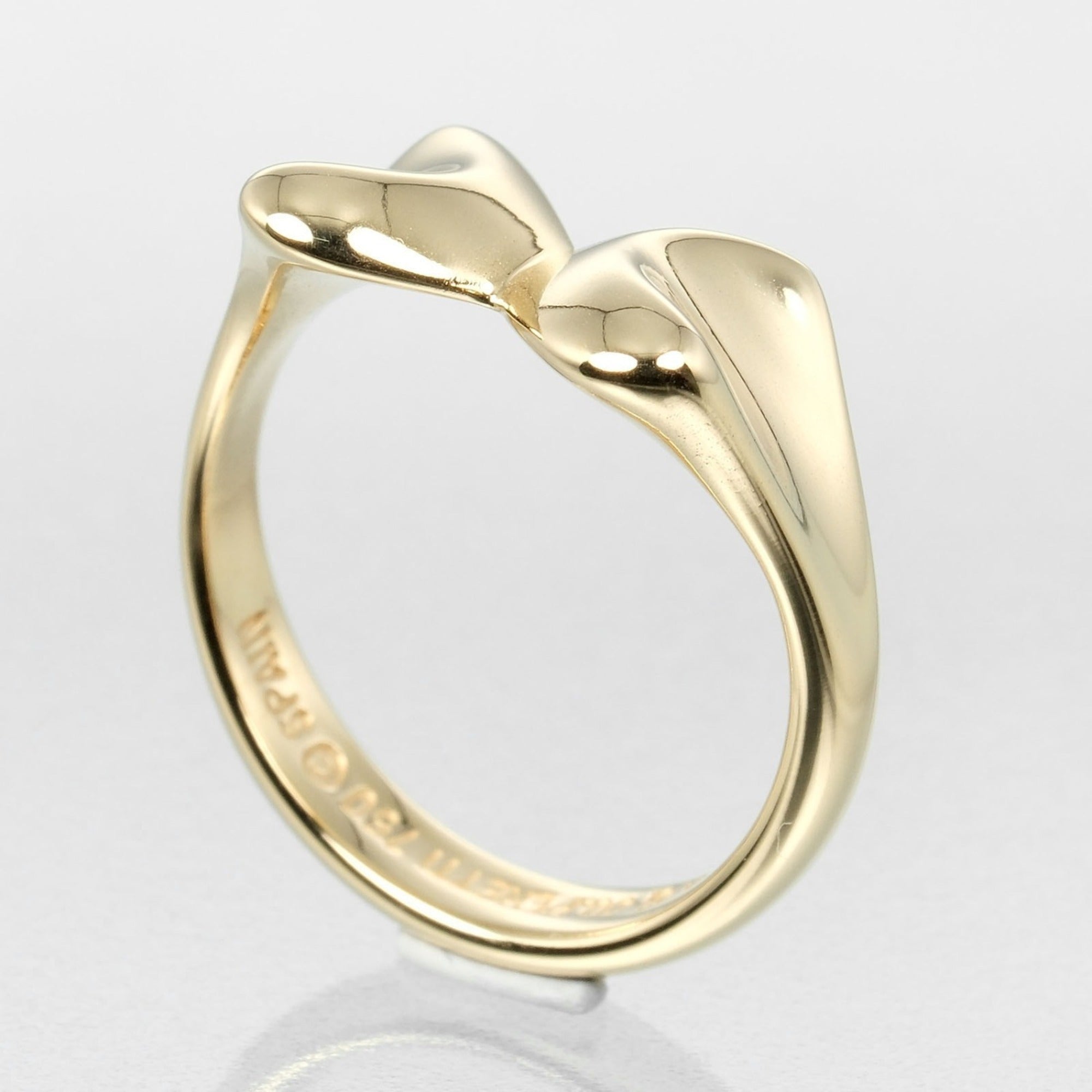 Ribbon Band Ring 18K Yellow Gold