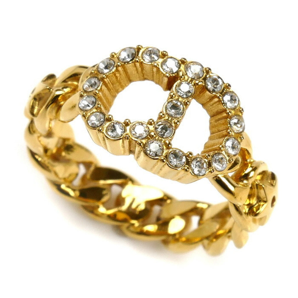 Band Ring with Rhinestone