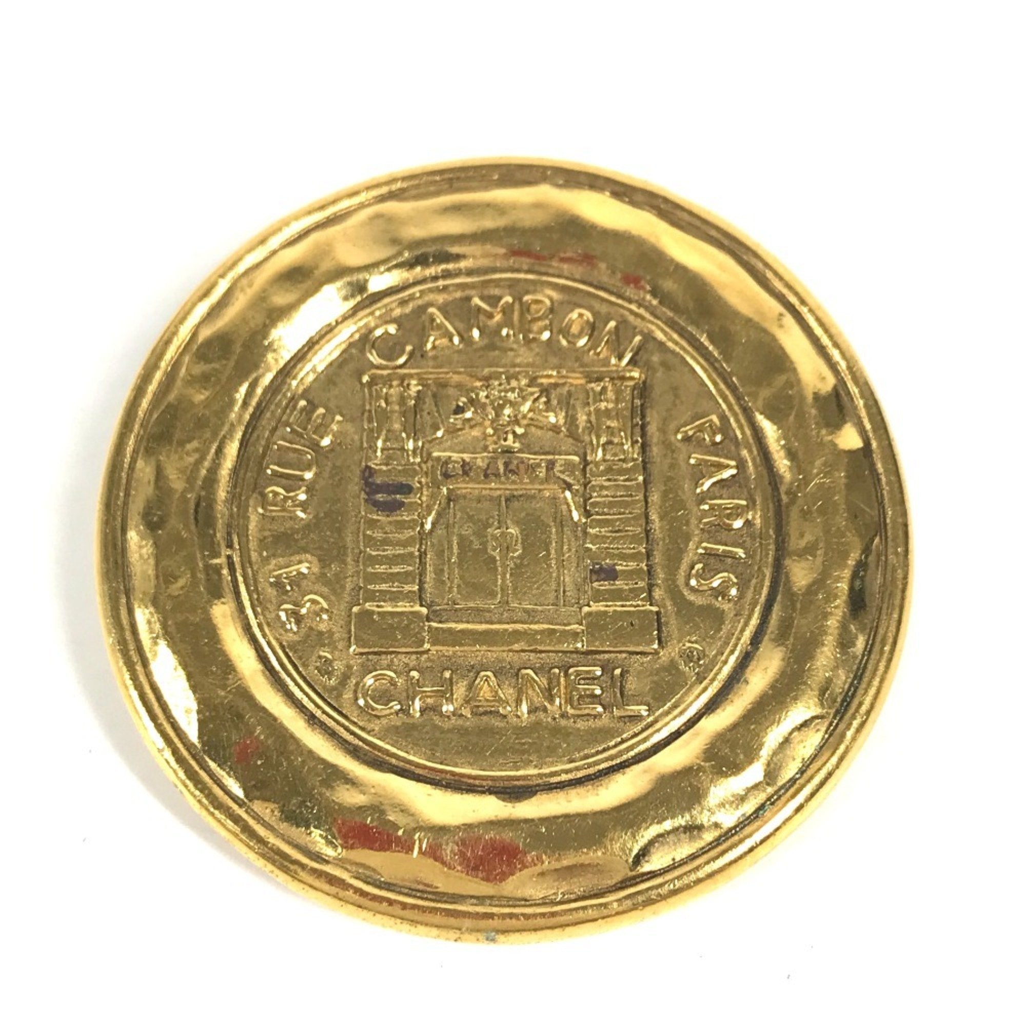Vintage Round Brooch Metal
