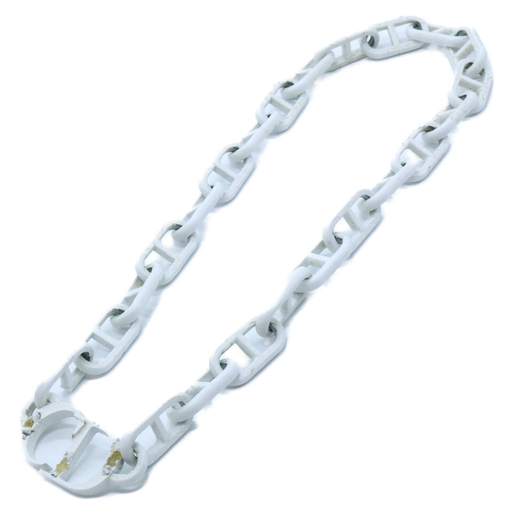 Pendant Necklace Metal White