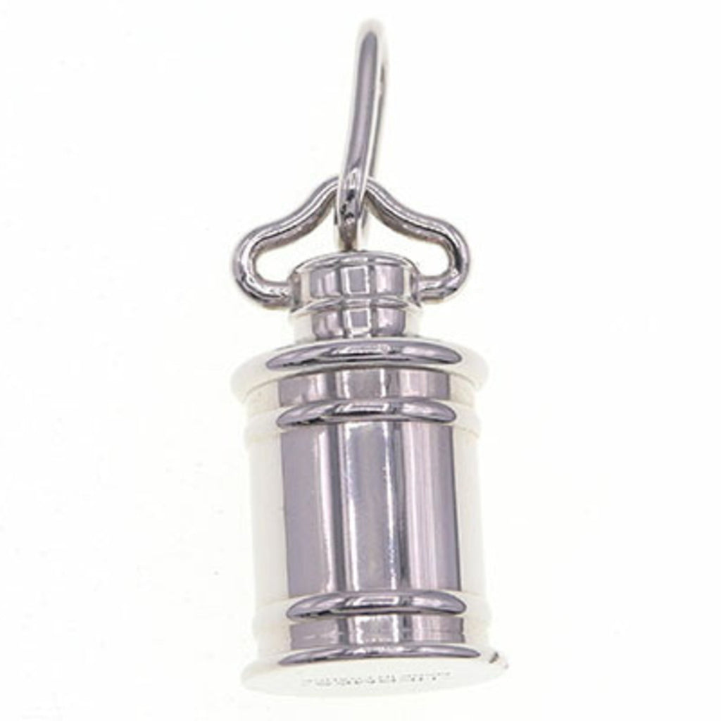 Lantern PM Pendant Necklace Metal Silver