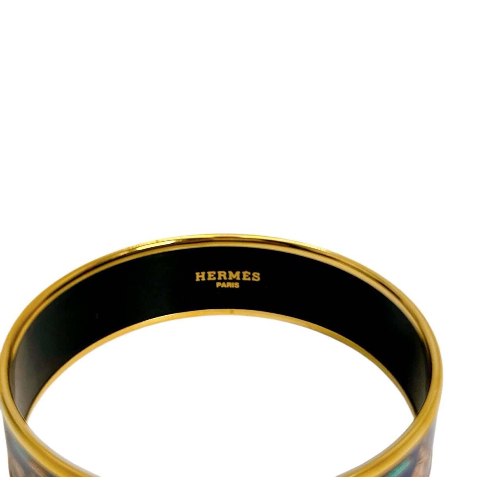 Emaille Bracelet Blue and Gold Large