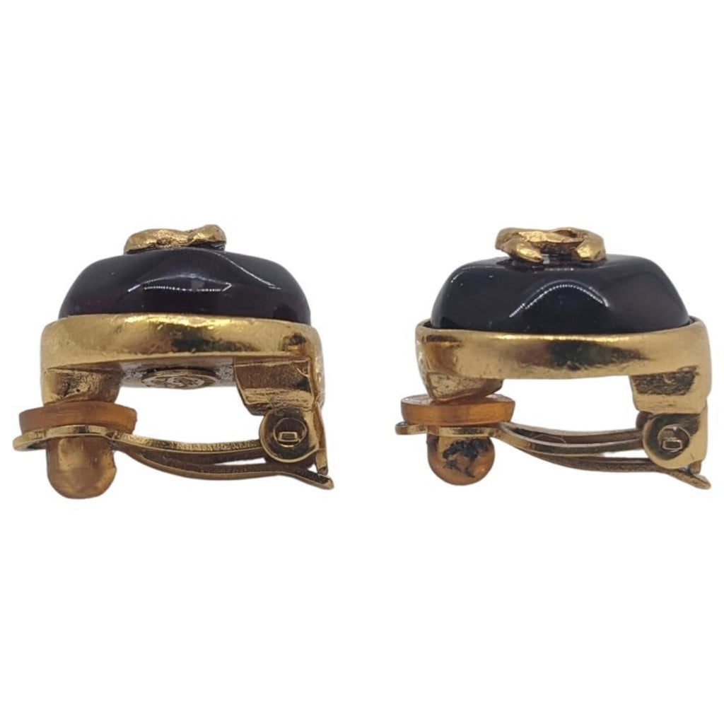 Clip-On Earrings Clip-On Gold-Tone Metal