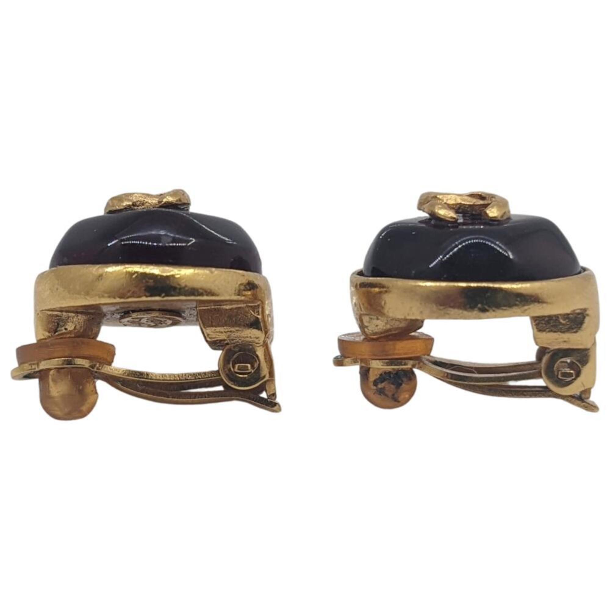 Clip-On Earrings Clip-On Gold-Tone Metal