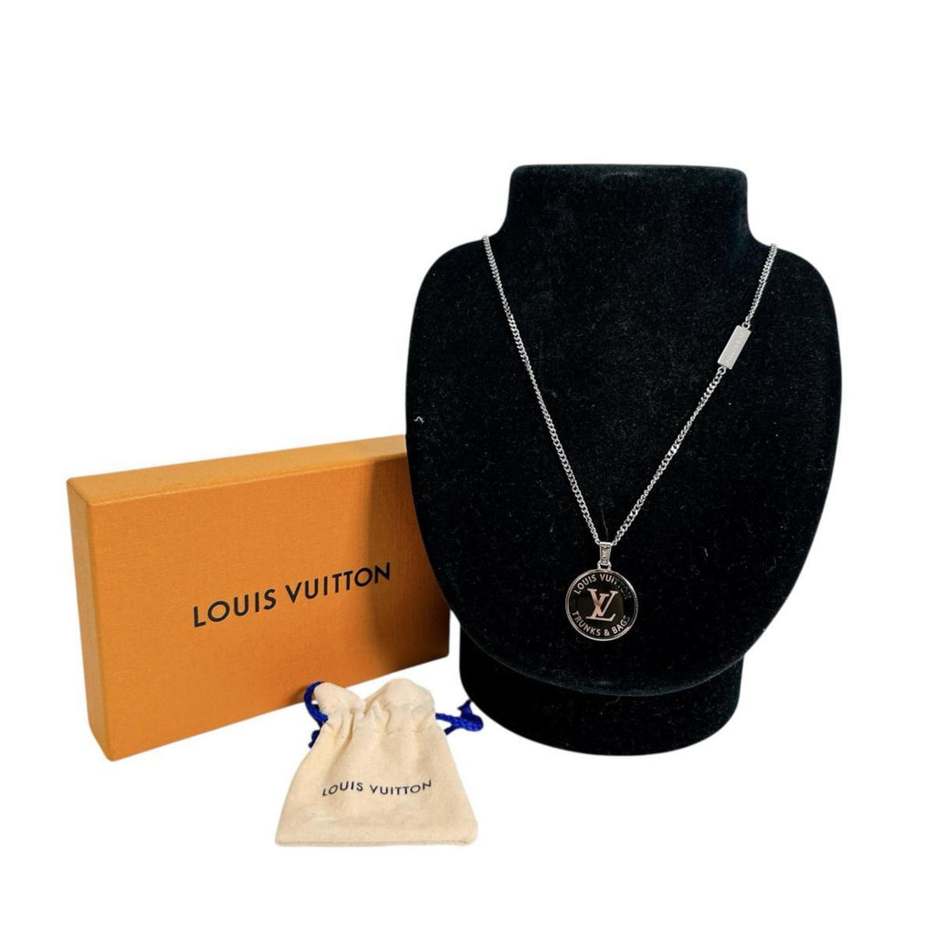 Pendant Necklace Brass Silver