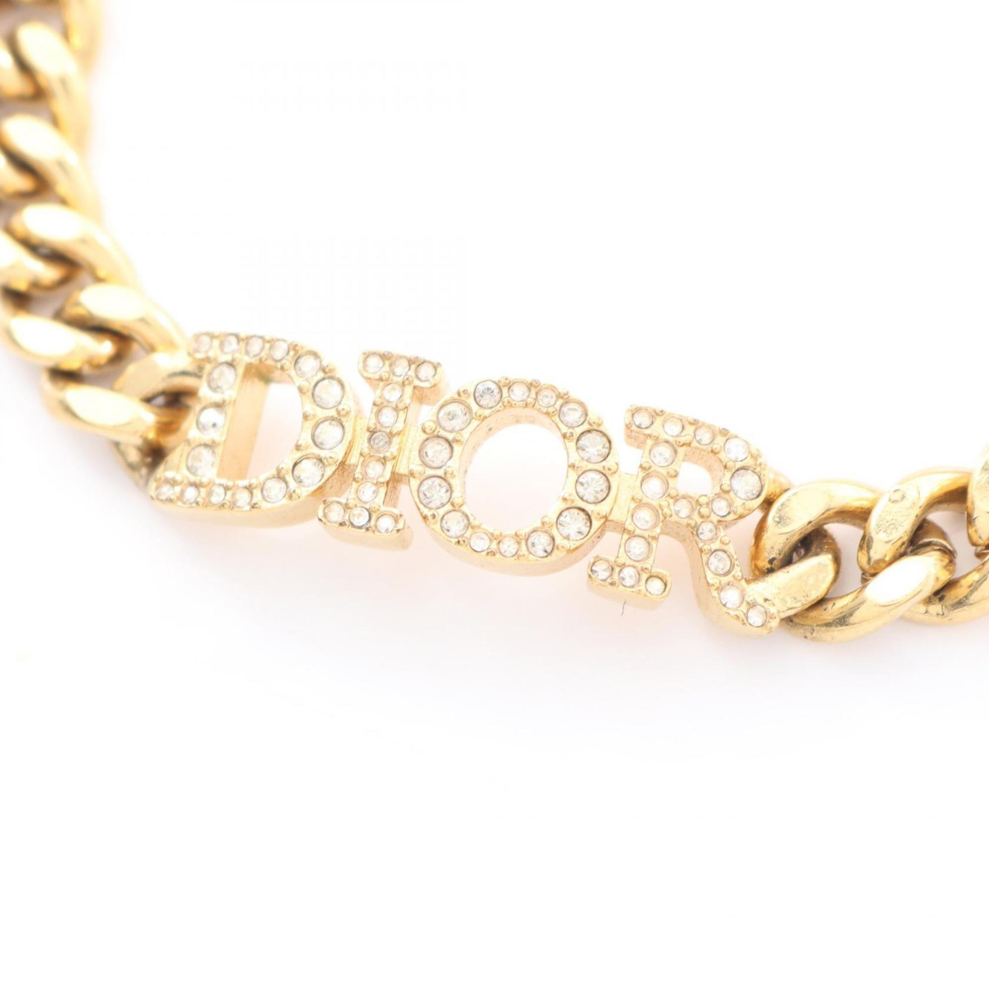 Bracelet Gold Plated With Rhinestone