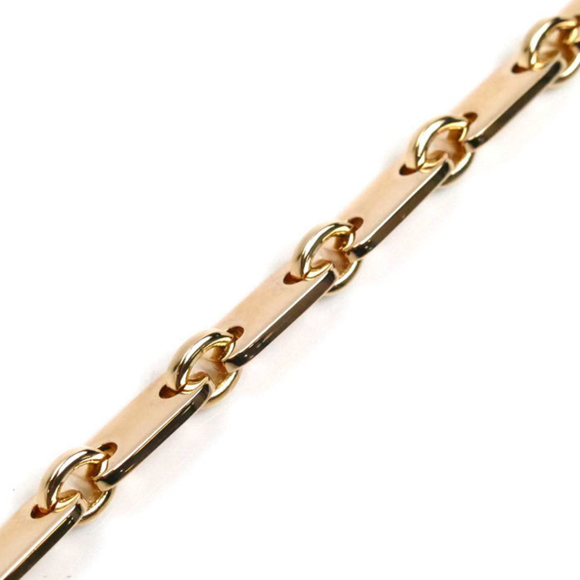 Figaro Bracelet 18K Rose Gold