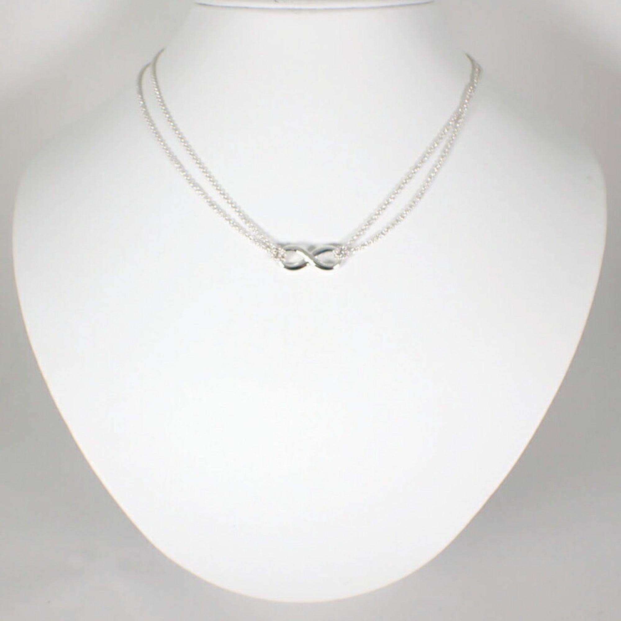 Infinity Pendant Necklace Sterling Silver