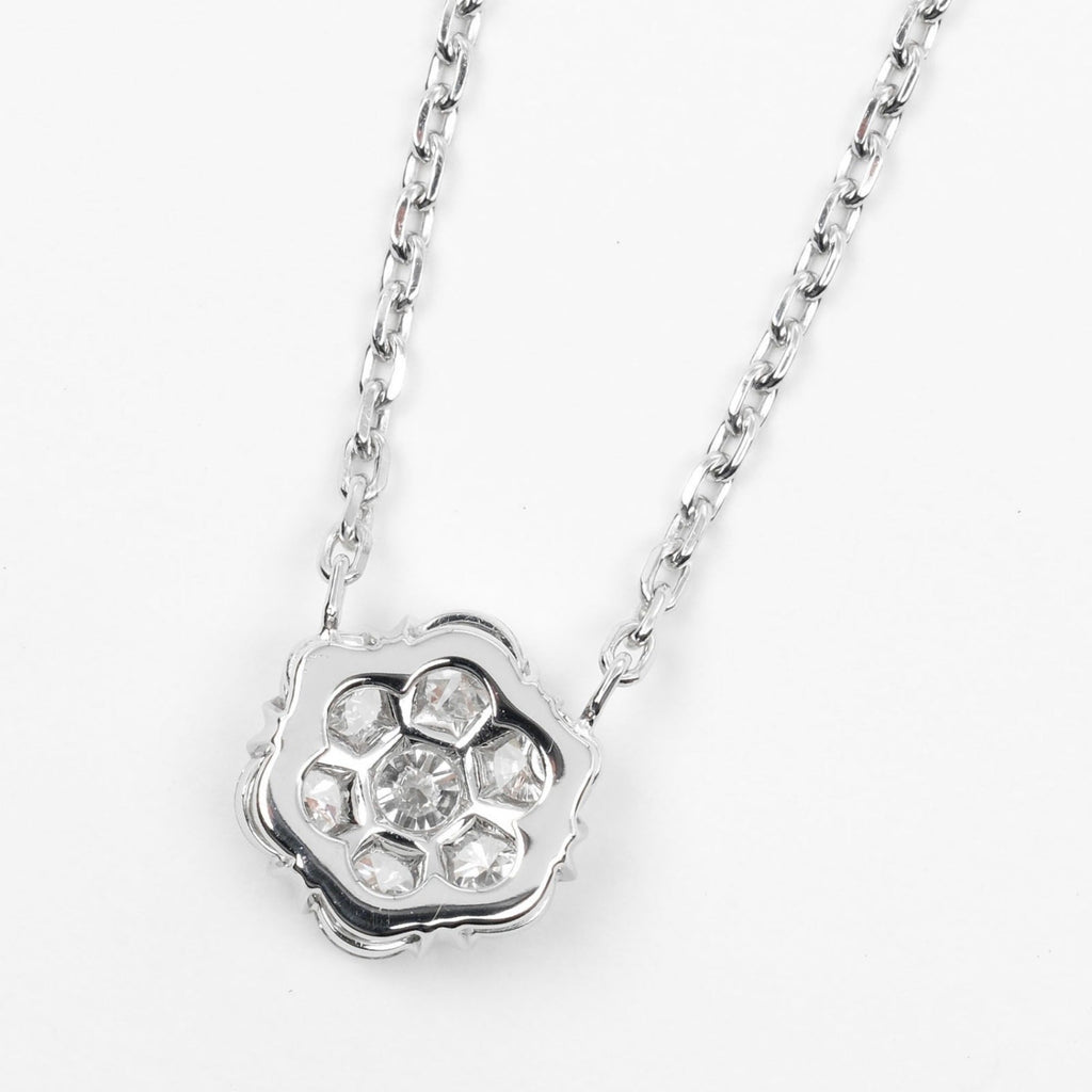 Pendant Necklace 18K White Gold with Diamond