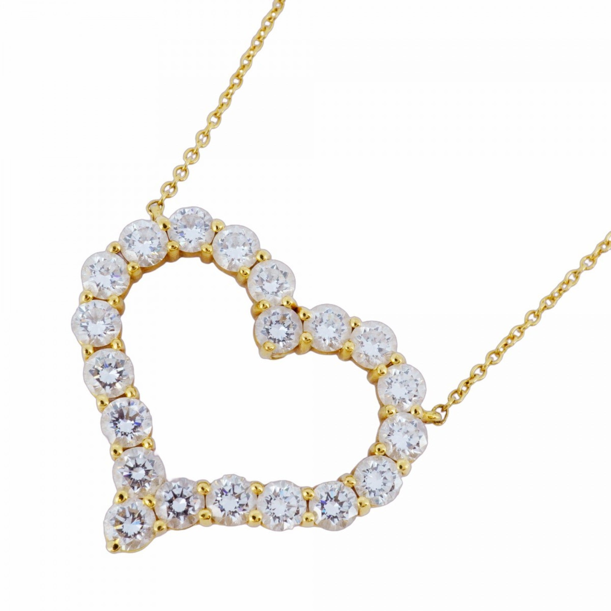 Pendant Necklace 18K Yellow Gold With Diamond