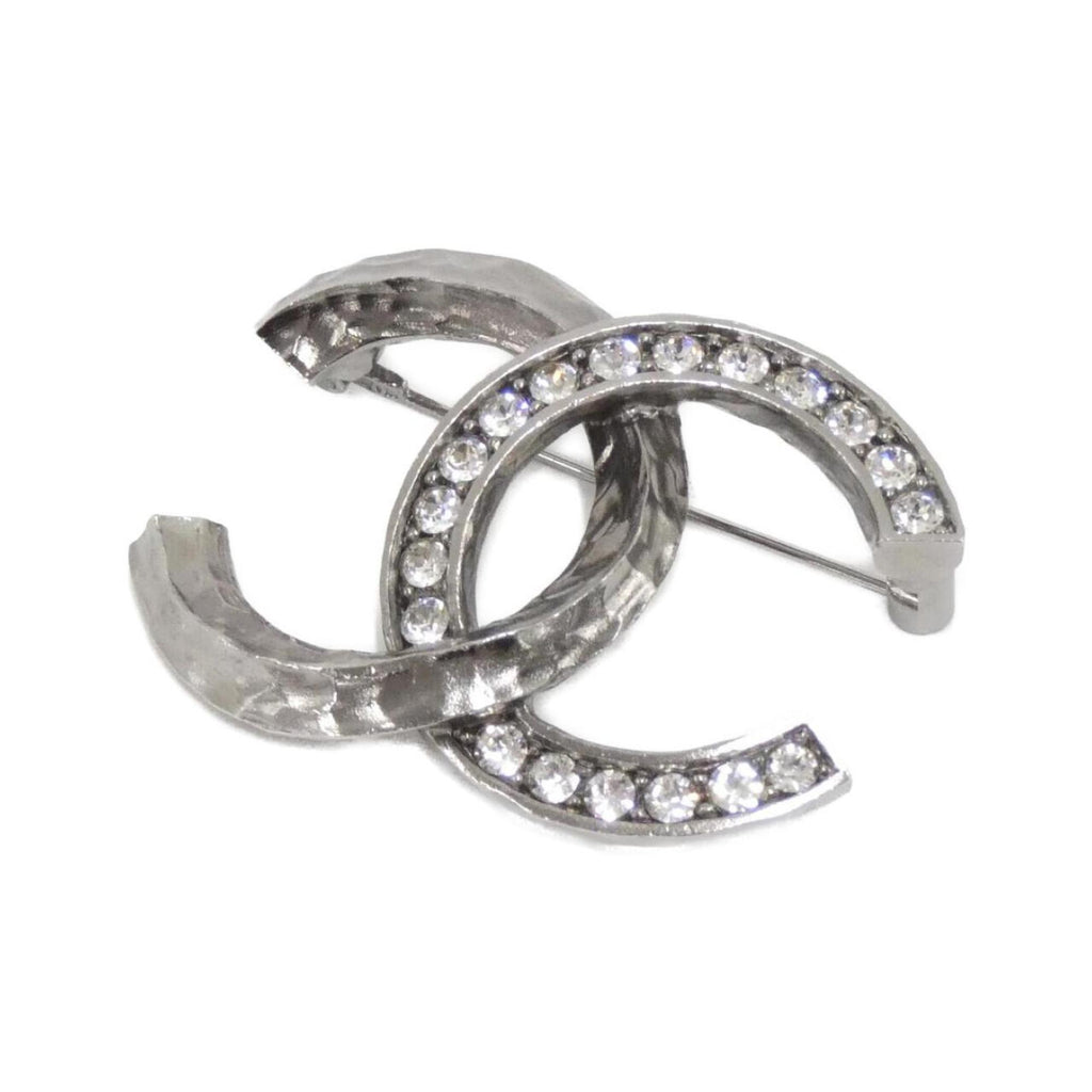Brooch Sterling Silver with Crystal