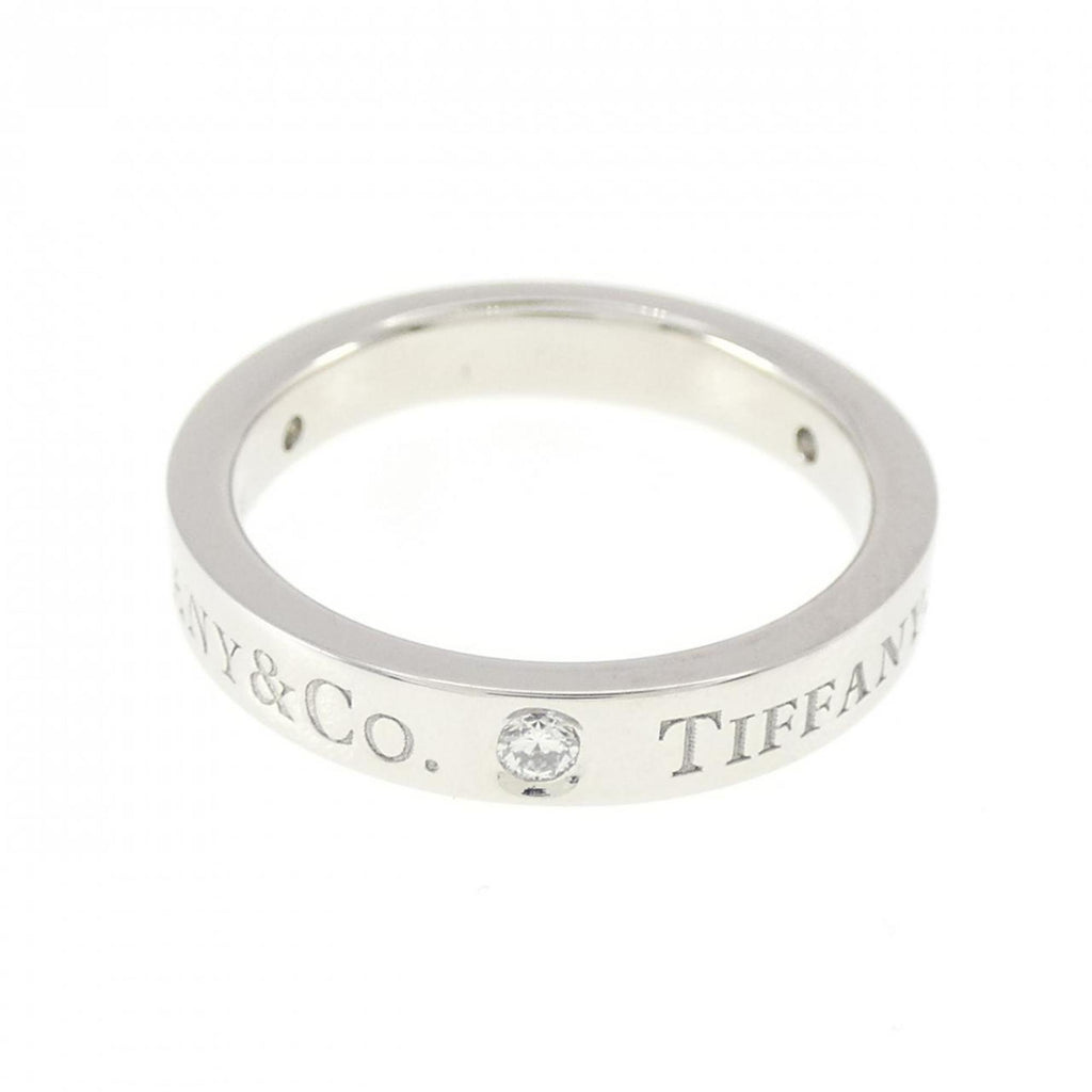 Band Ring Platinum with Diamond