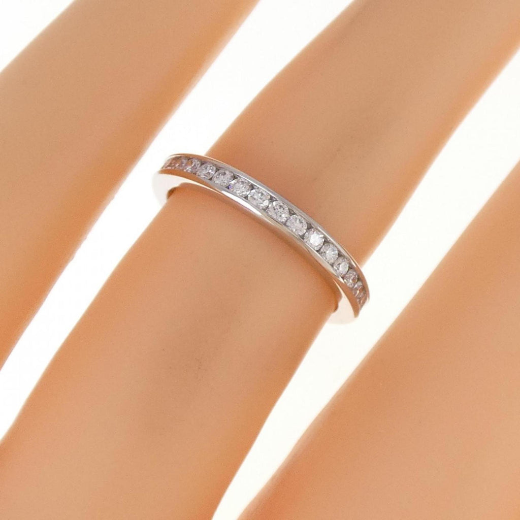 Full Circle Ring Platinum with Diamonds