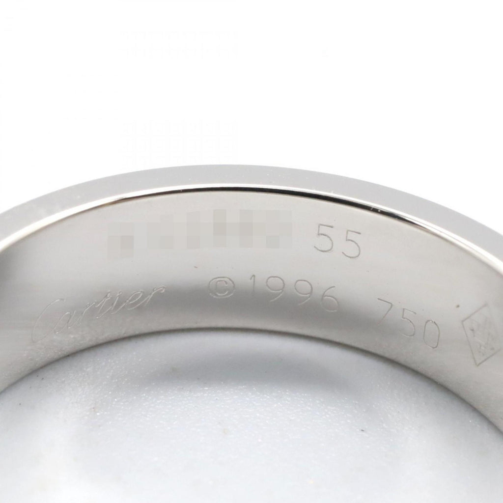 Love Ring 18K White Gold and Sterling Silver