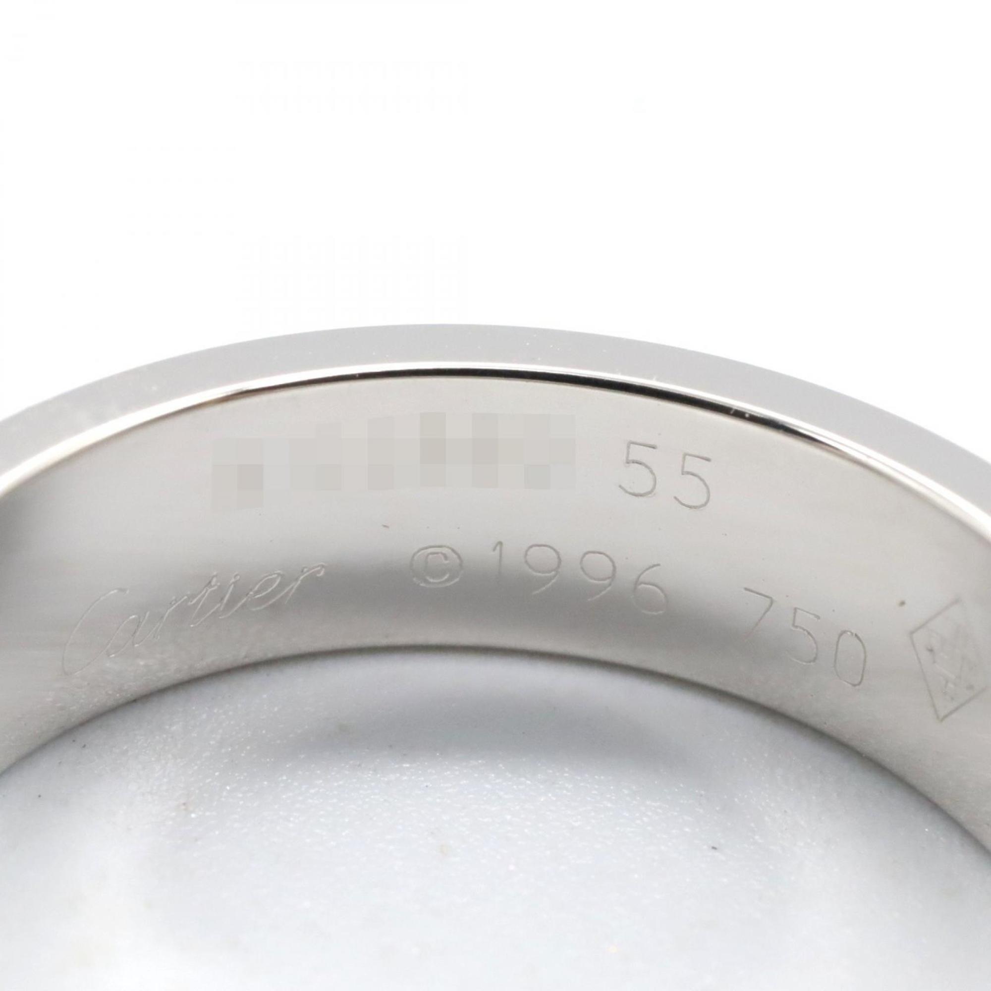Love Ring 18K White Gold and Sterling Silver