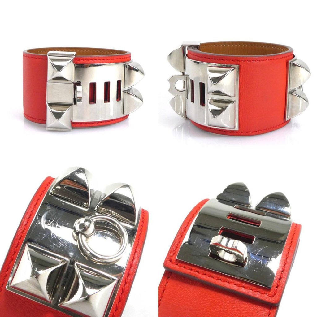 Collier de Chien Bracelet Leather and Metal