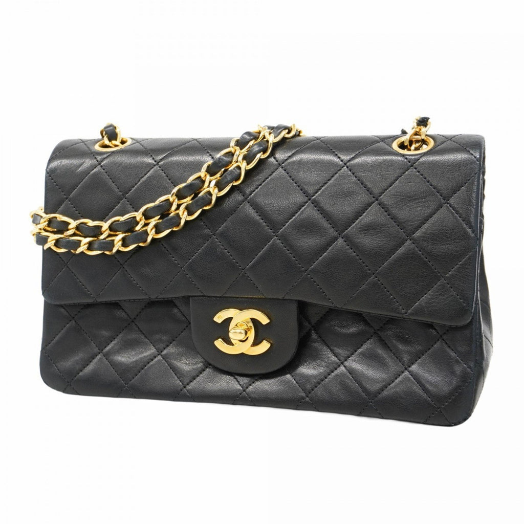 Vintage Classic Double Flap Bag Quilted Lambskin Small