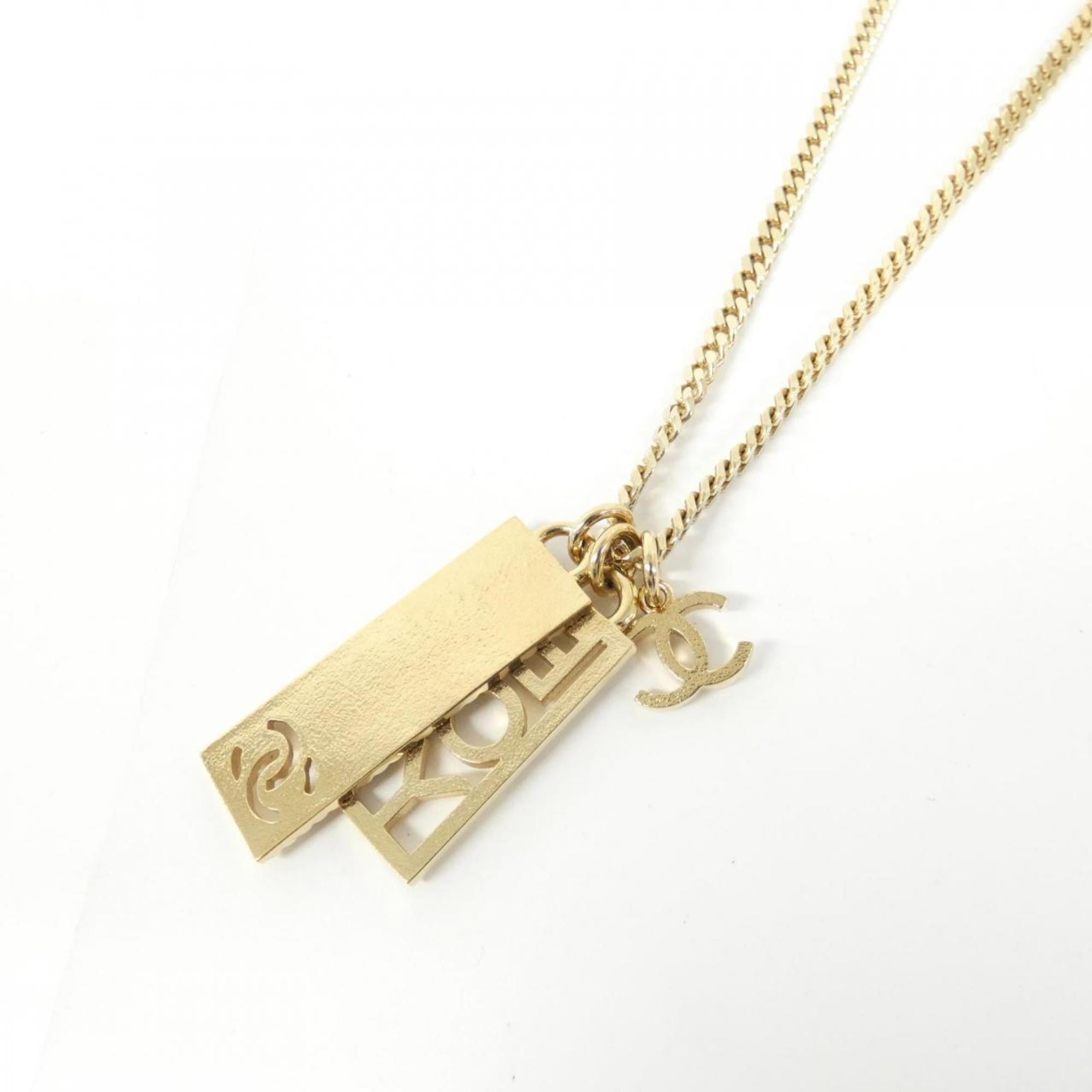 Pendant Necklace Metal with Crystal