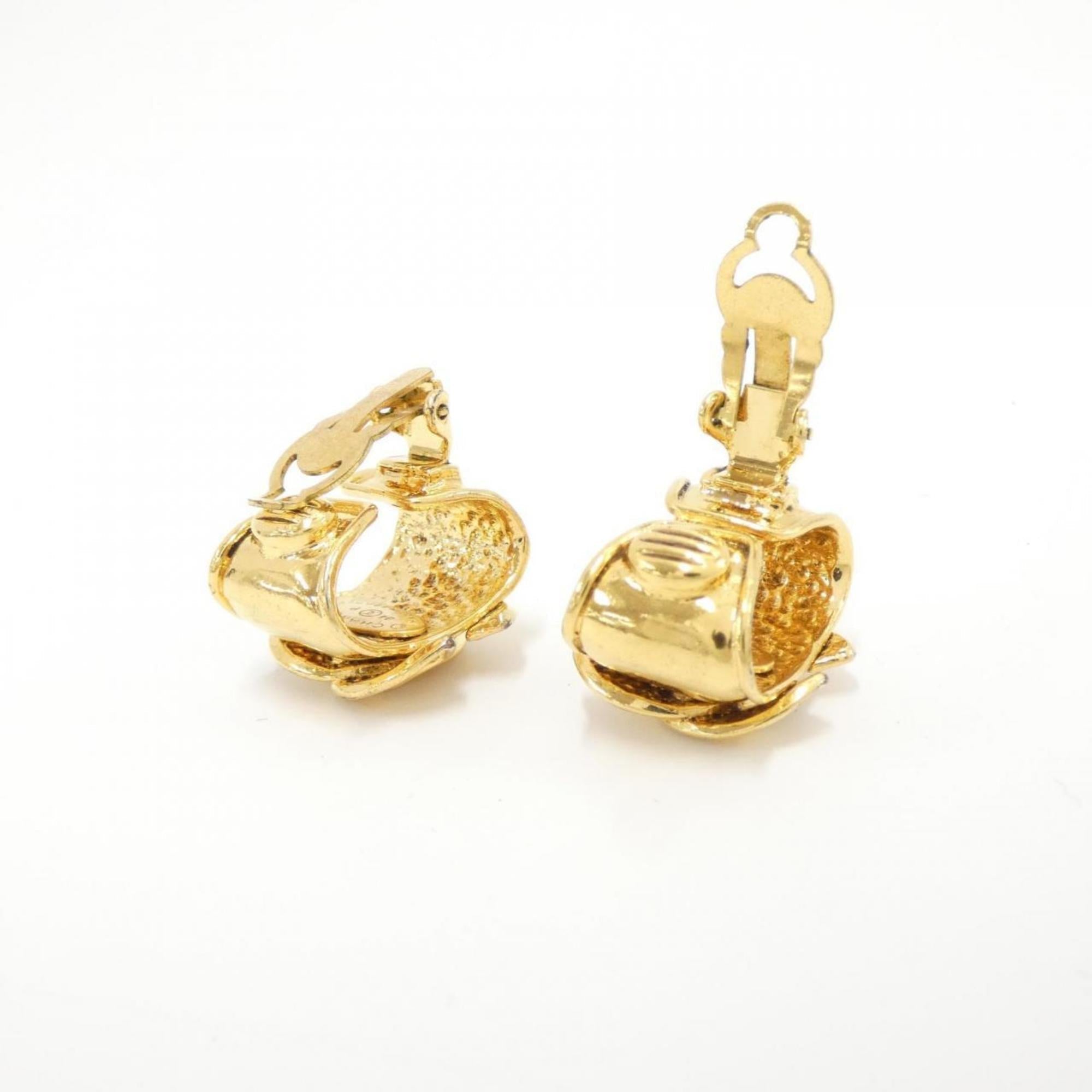 Earrings Gold-Tone Metal