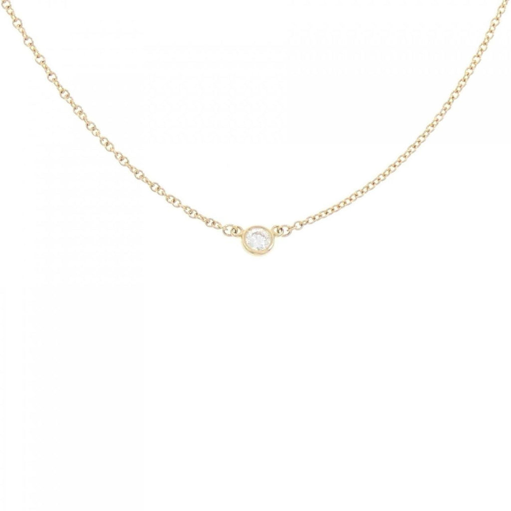 Elsa Peretti Diamonds By The Yard Pendant Necklace 18K Yellow Gold and Diamond