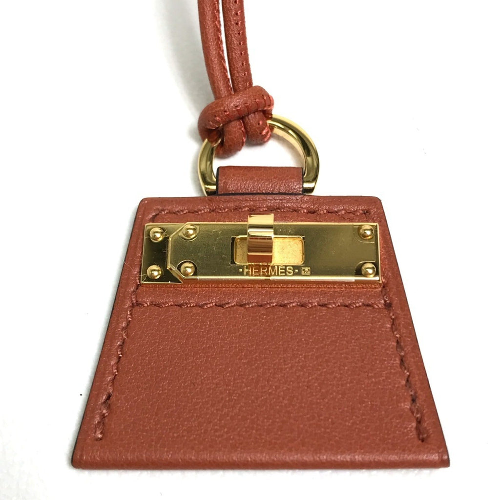 Mon Petit Kelly Pendant Necklace Leather Brown Mini