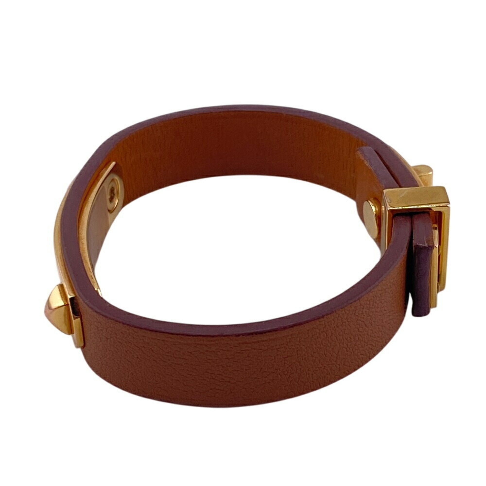 Asdukur Bracelet Leather Brown and Gold