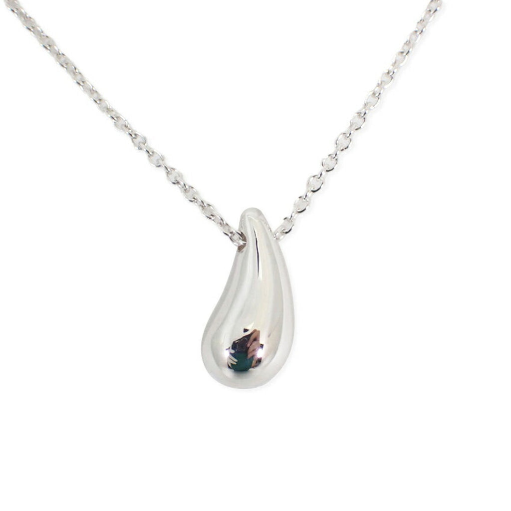 Teardrop Pendant Necklace Sterling Silver