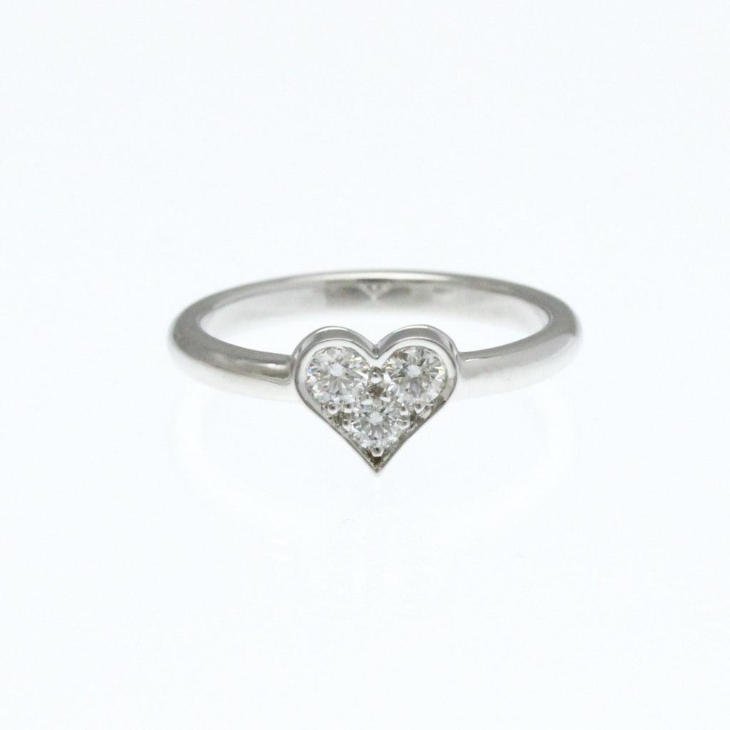 Sentimental Heart Ring Platinum with Diamond