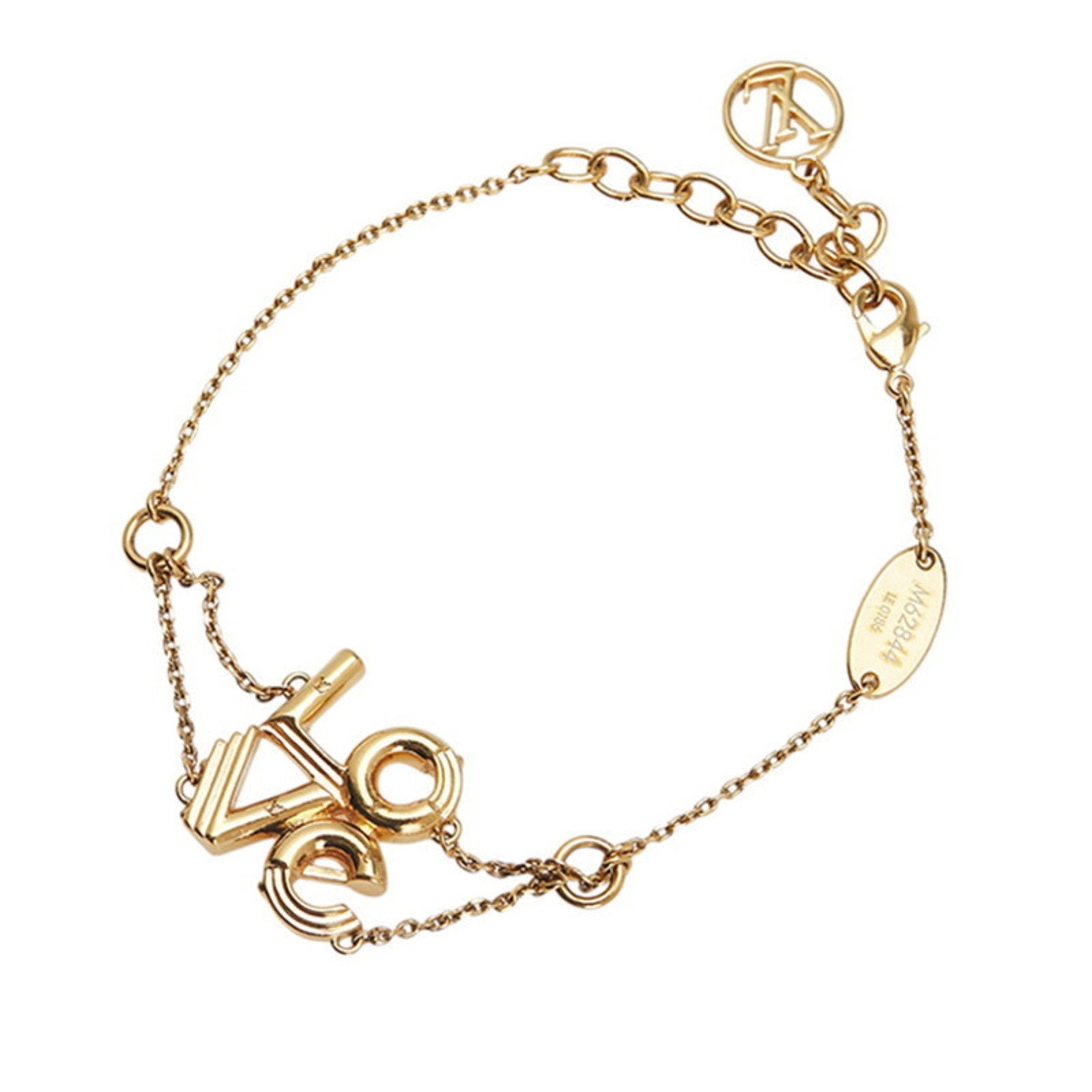LV&ME Love Chain Bracelet Gold