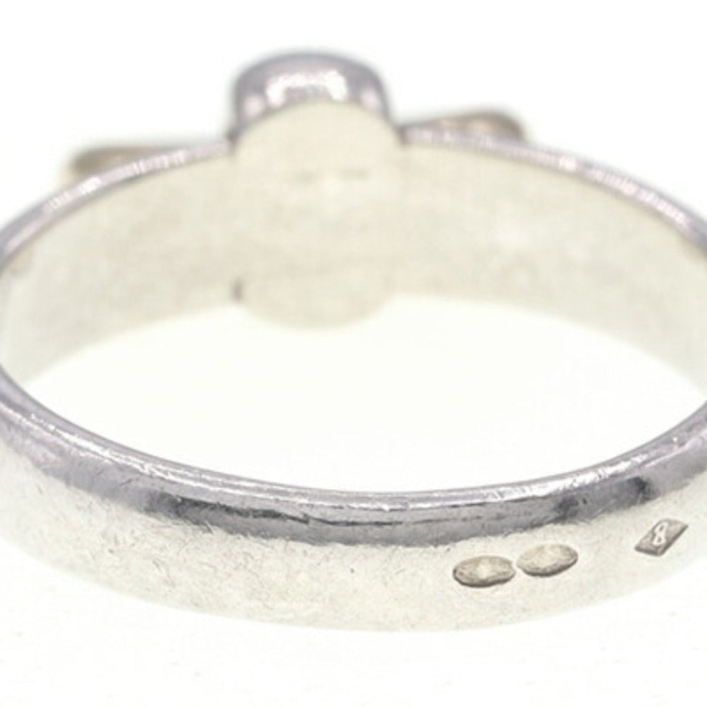 Heart Knock Ring Sterling Silver and 18K Yellow Gold