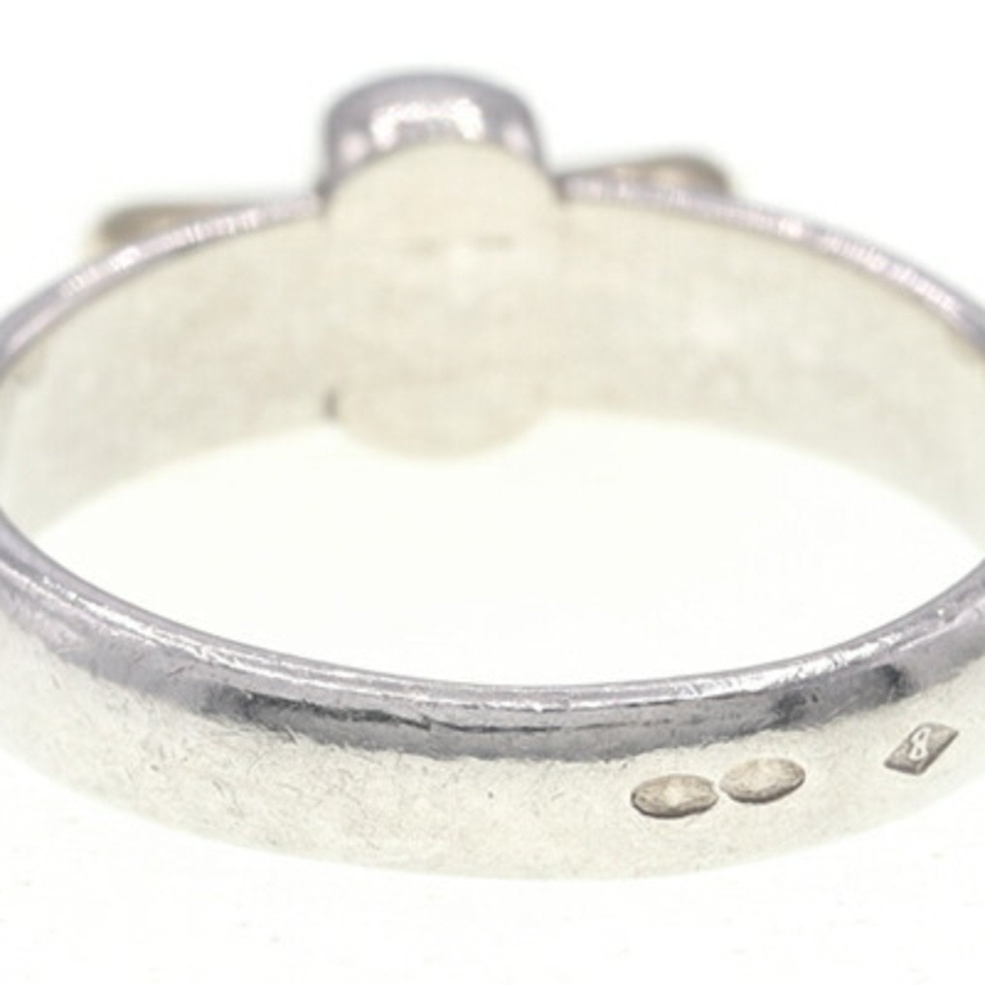 Heart Knock Ring Sterling Silver and 18K Yellow Gold