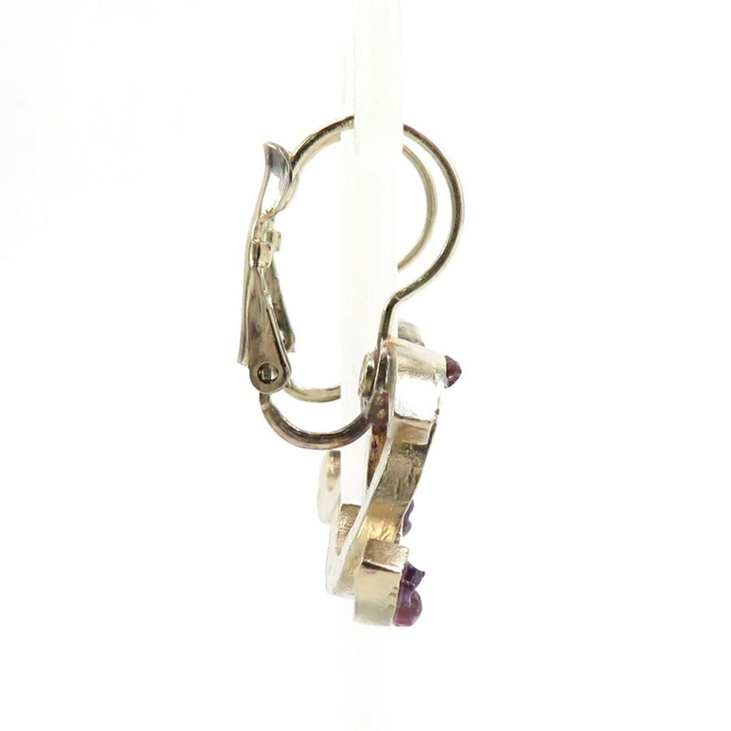 CC Logo Earrings Gold-Tone Metal Gold-Tone Metal