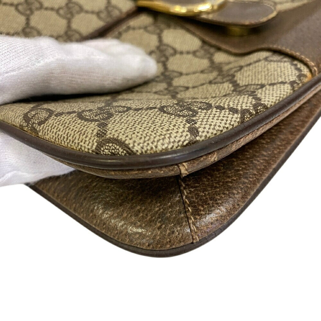 Vintage Web Crossbody Bag GG Coated Canvas Small
