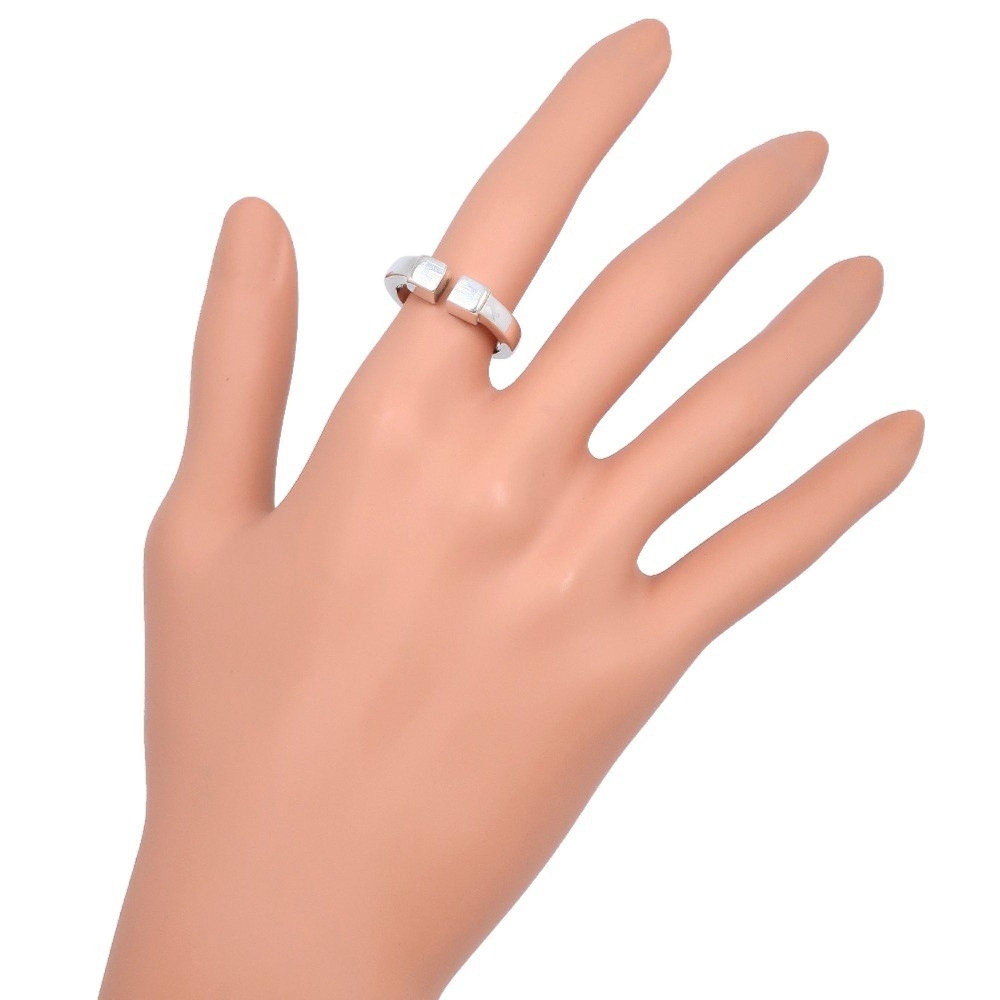 Square G Ring Sterling Silver