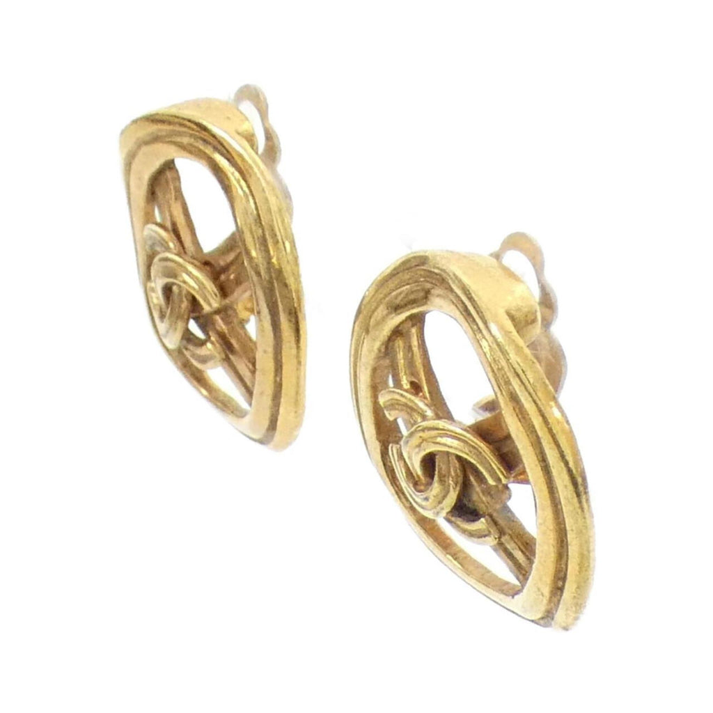Clip-On Earrings Clip-On Gold-Tone Metal
