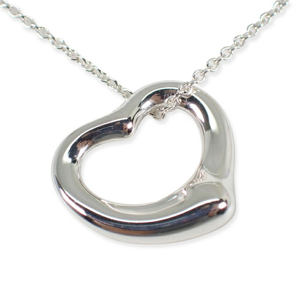 Heart Pendant Necklace Sterling Silver