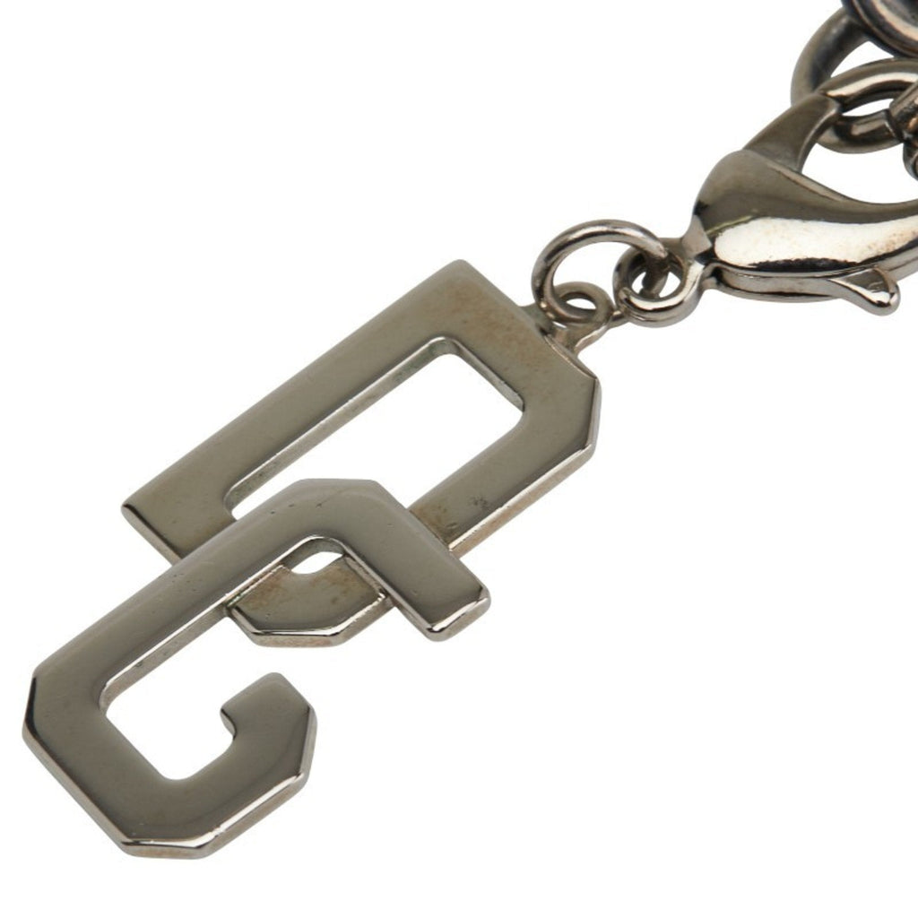 Pendant Necklace Metal Black and Silver