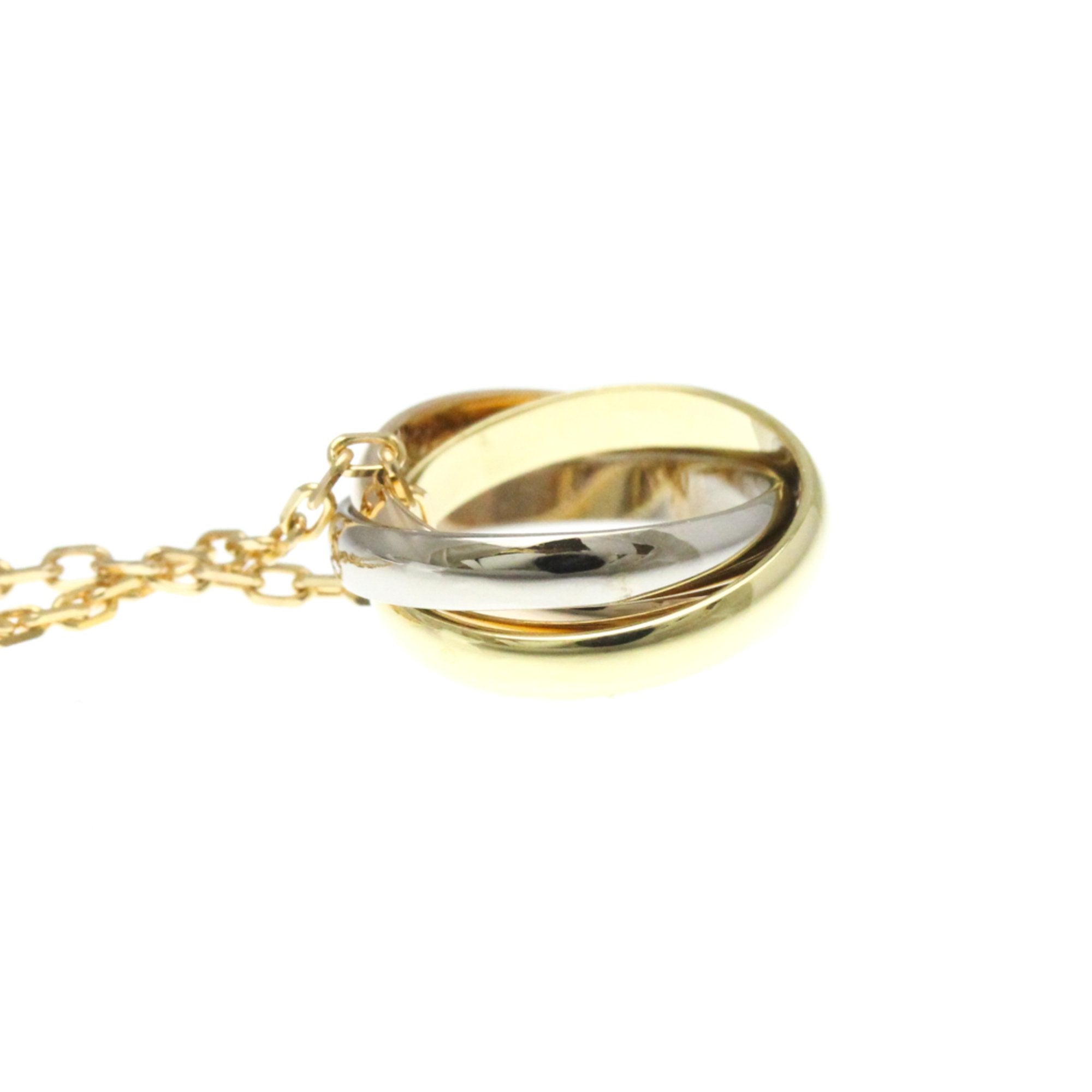 Trinity Pendant Necklace 18K Tricolor Gold