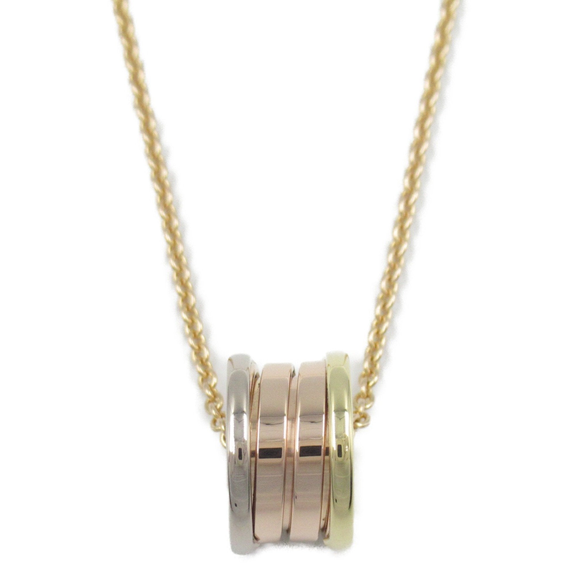 B.Zero1 Pendant Necklace 18K Tricolor Gold