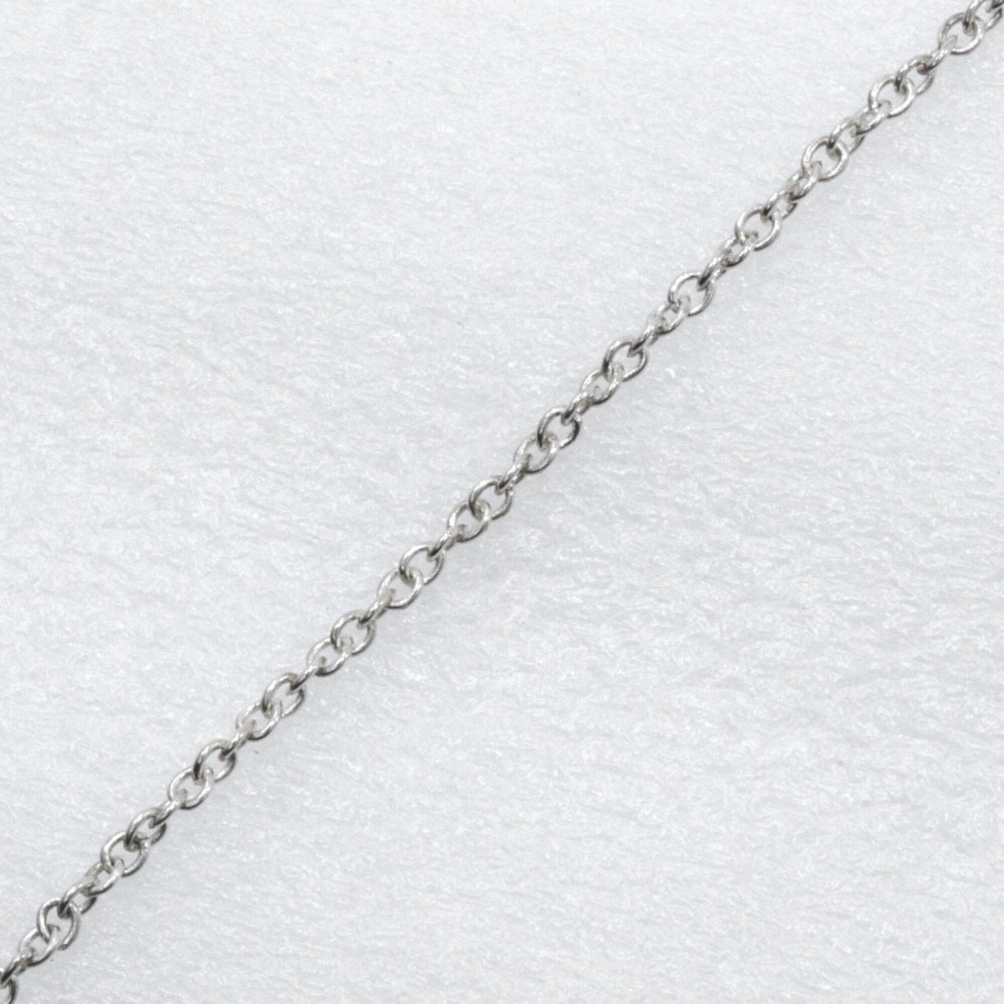Open Heart Pendant Necklace Sterling Silver 15mm