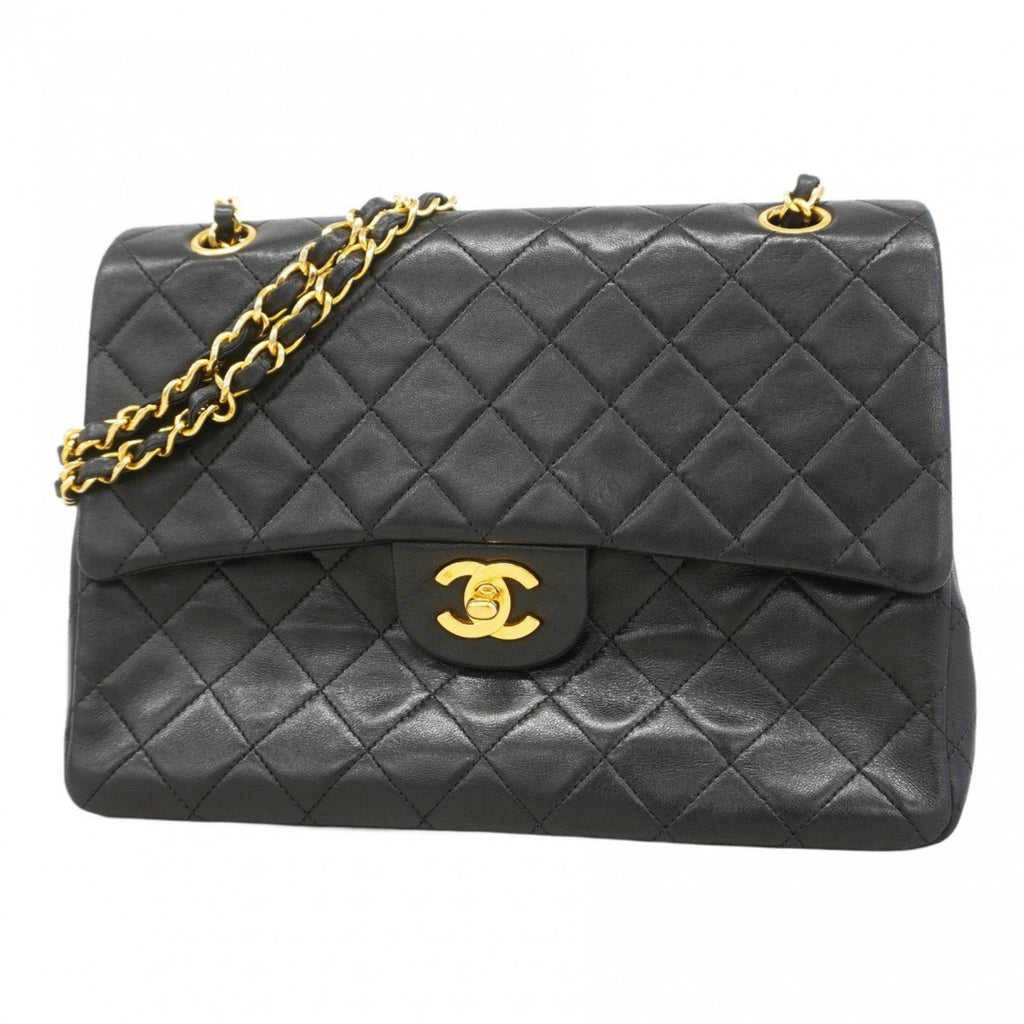 Vintage Square CC Flap Bag Quilted Lambskin Medium