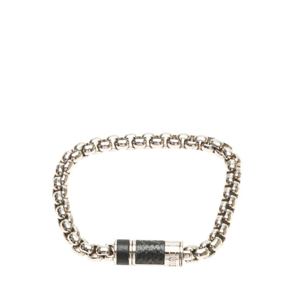 Monogram Eclipse Bracelet Metal Black and Silver