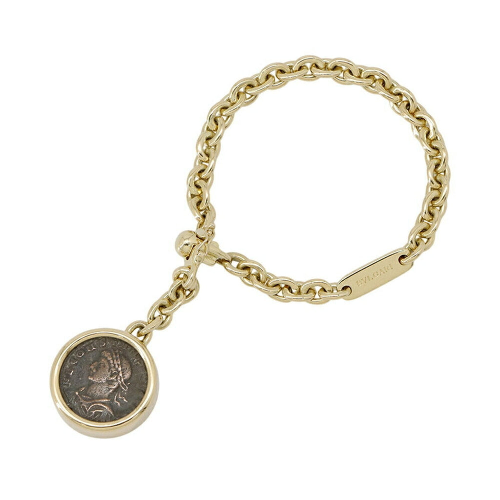 Keychain Charm Monete Ancient Coin 18K Yellow Gold Handbag Charm