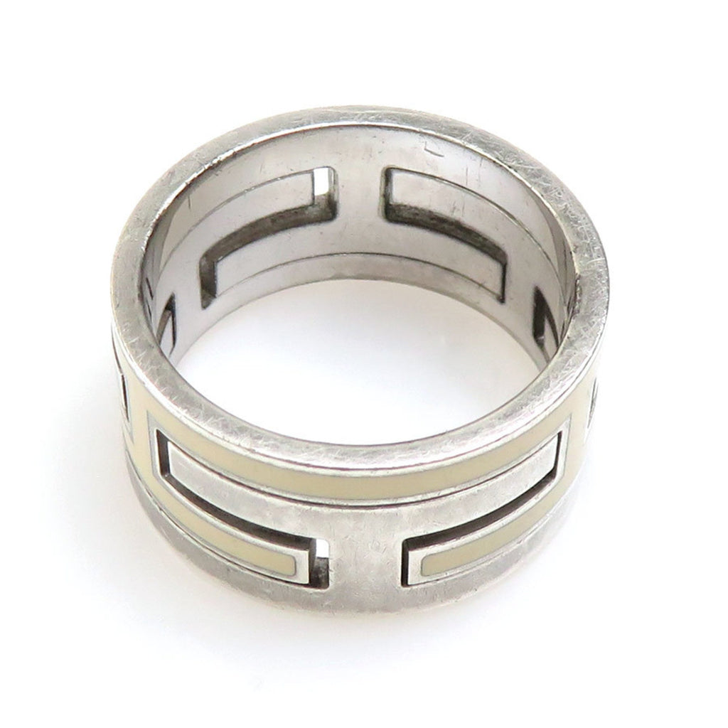 Ring Enamel and Sterling Silver