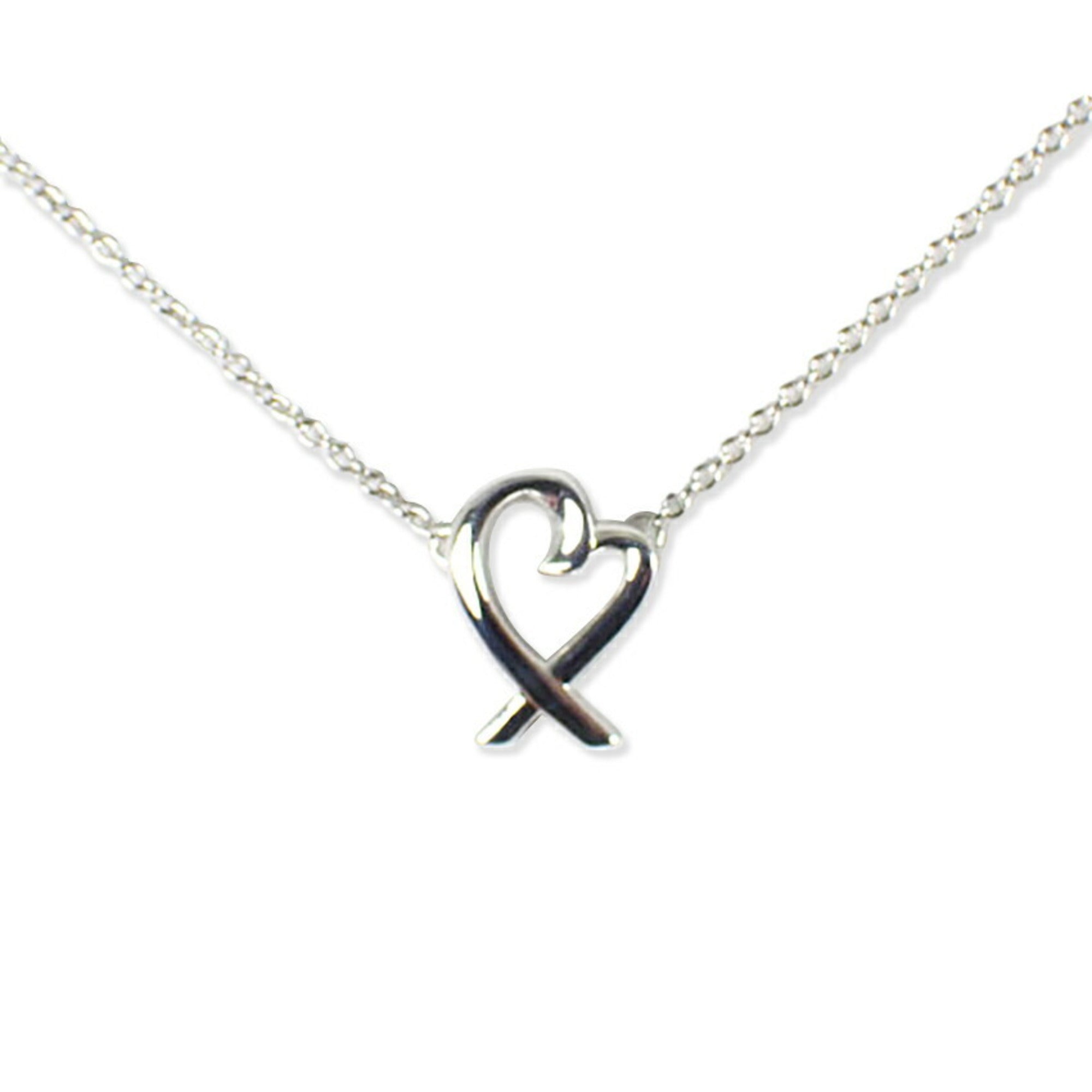 Loving Heart Pendant Necklace Sterling Silver