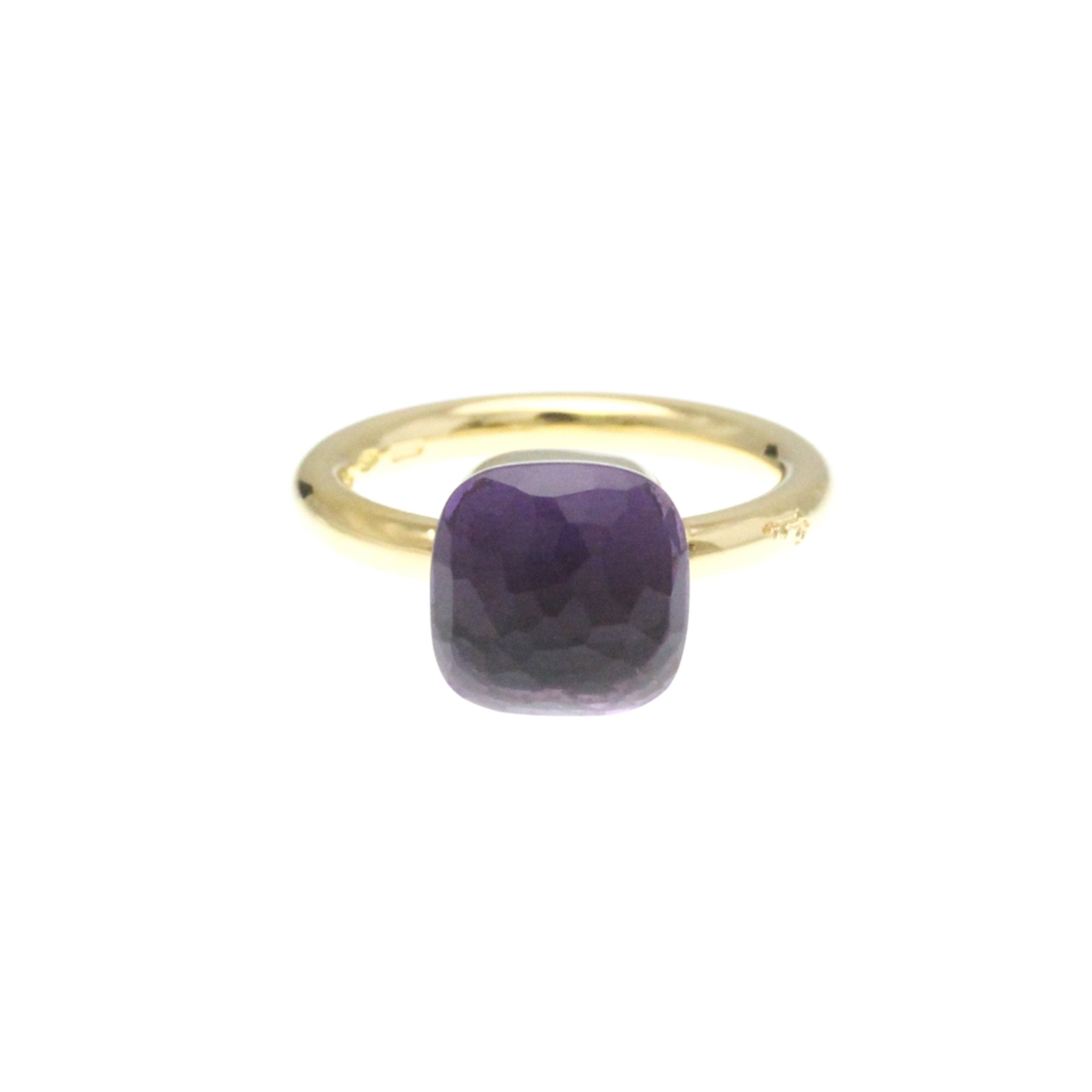 Ring 18K Rose Gold With Amethyst