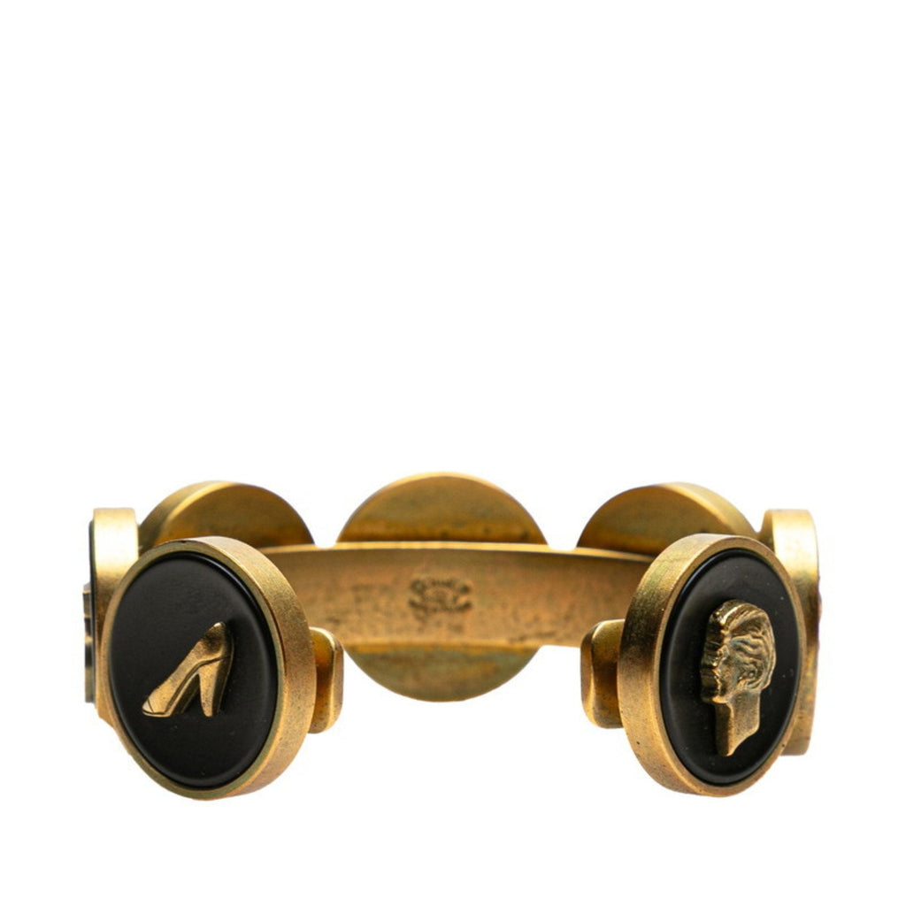 CC Logo Bracelet Gold-Tone Metal